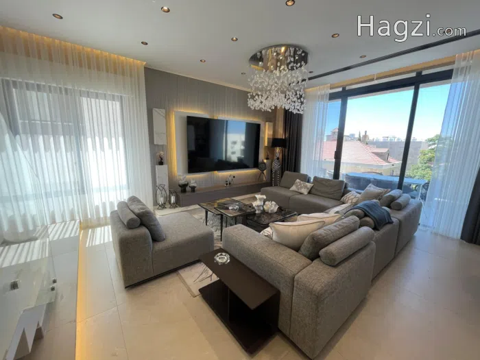 Luxurious Fully Furnished Duplex Roof Apartment for Rent in Abdoun – 220 sqm - Secondary Image 2