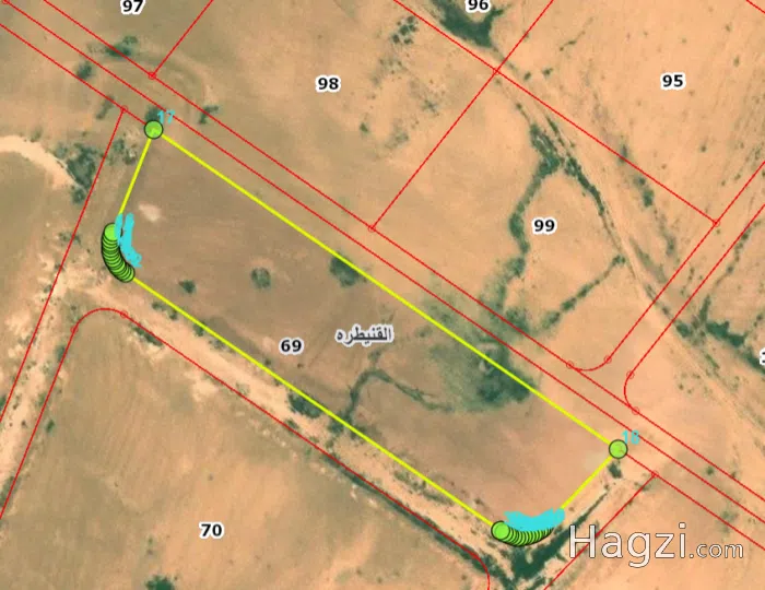 land for sale in alqunaitrah 14431sqm - Secondary Image 1