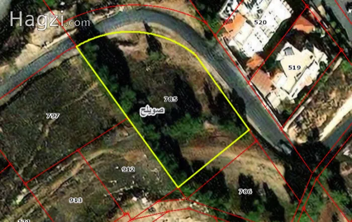 land for sale in Arqoub Khalda 2735sqm - Secondary Image 1