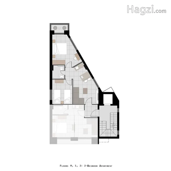 Furnished Apartment to Rent 55sqm - Secondary Image 2