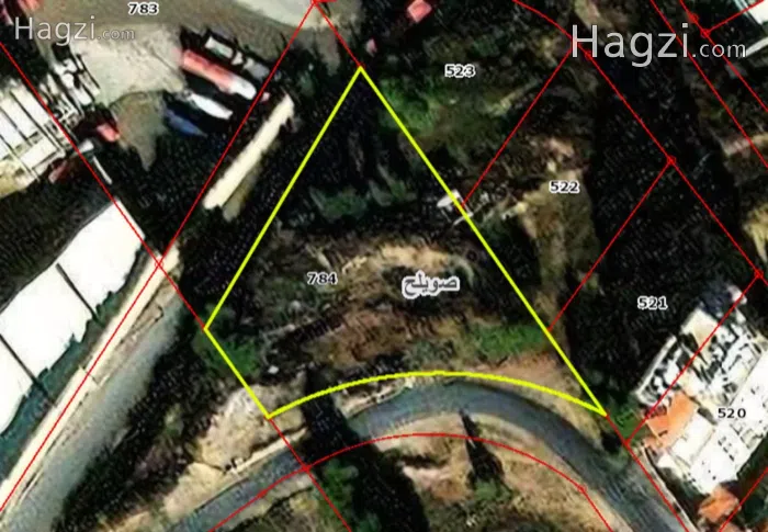 land for sale in Arqoub Khalda 2374sqm